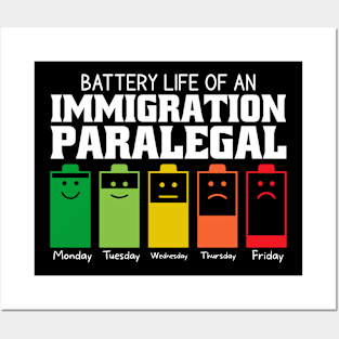 Battery Life Of An Immigration Paralegal Posters and Art